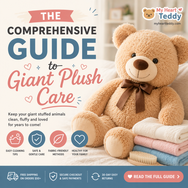 How to Clean Giant Stuffed Animals Without Ruining the Magic