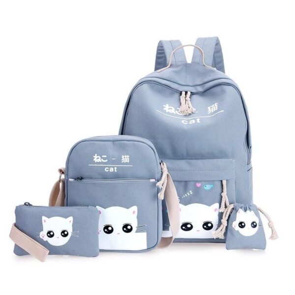 Cat Themed Backpack Cat Themed Backpack – kawaii aesthetic gift for adults
