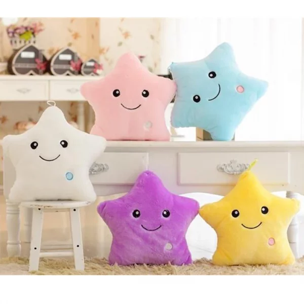 star plush pillow