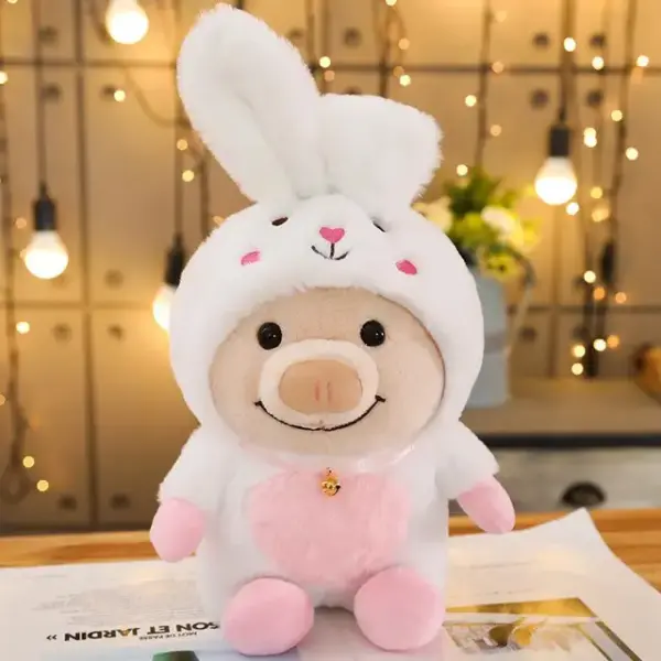 Cute Pig Plush white rabbit cute pig plush
