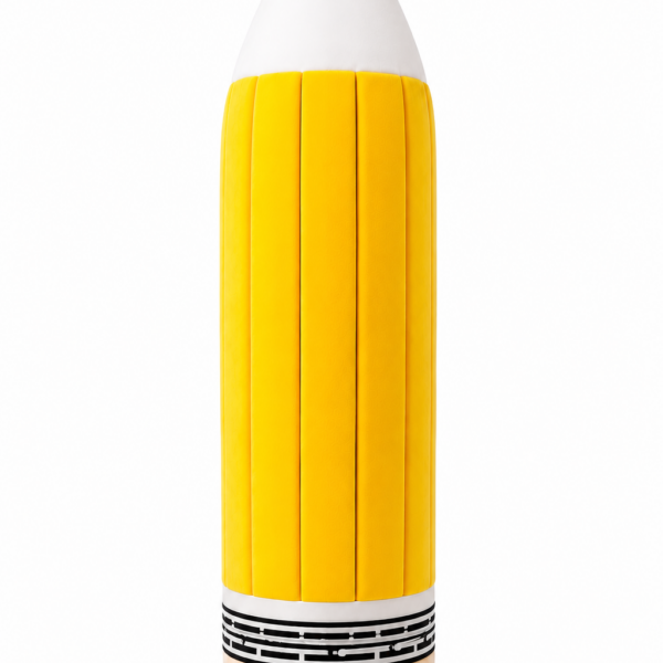 Kawaii Pencil Plush yellow pencil plush upright product shot