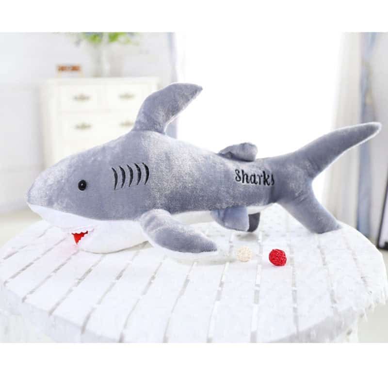 Cute Giant Shark Plush 1