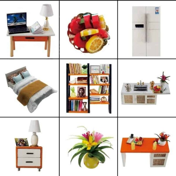 Elegant Doll House – cute diy doll house kit gift for girlfriend