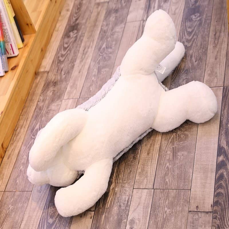 laying big husky stuffed animal