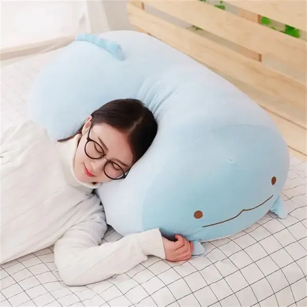 Sumikko Gurashi Plush Large sleeping on a sumikko gurashi plushies