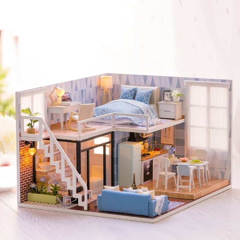 Blue Time Doll House