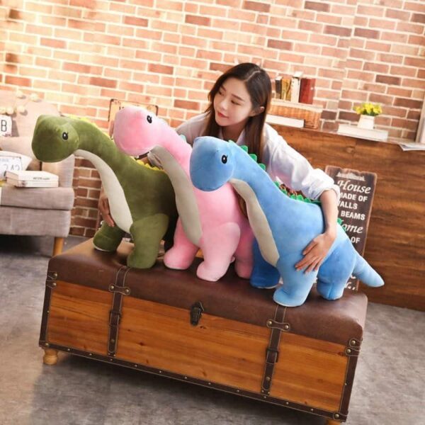 Brontosaurus Dinosaur Stuffed Animal Brontosaurus Dinosaur Stuffed Animal – cute body pillows - adorable comfort for every kawaii lover gift for girlfriend