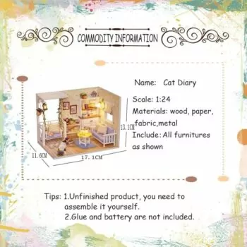 Cat Diary Doll House