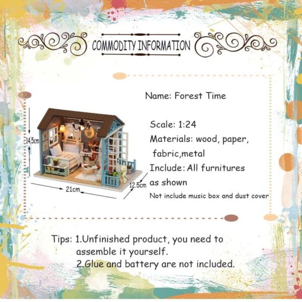 Forest Time Doll House – soft kawaii plushie gift idea