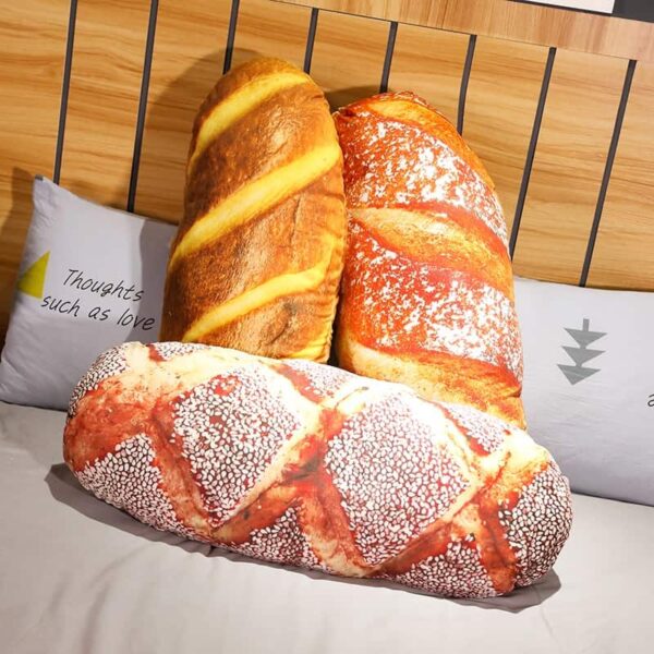 Cute Bread Plush Pillow – kawaii gift idea for her