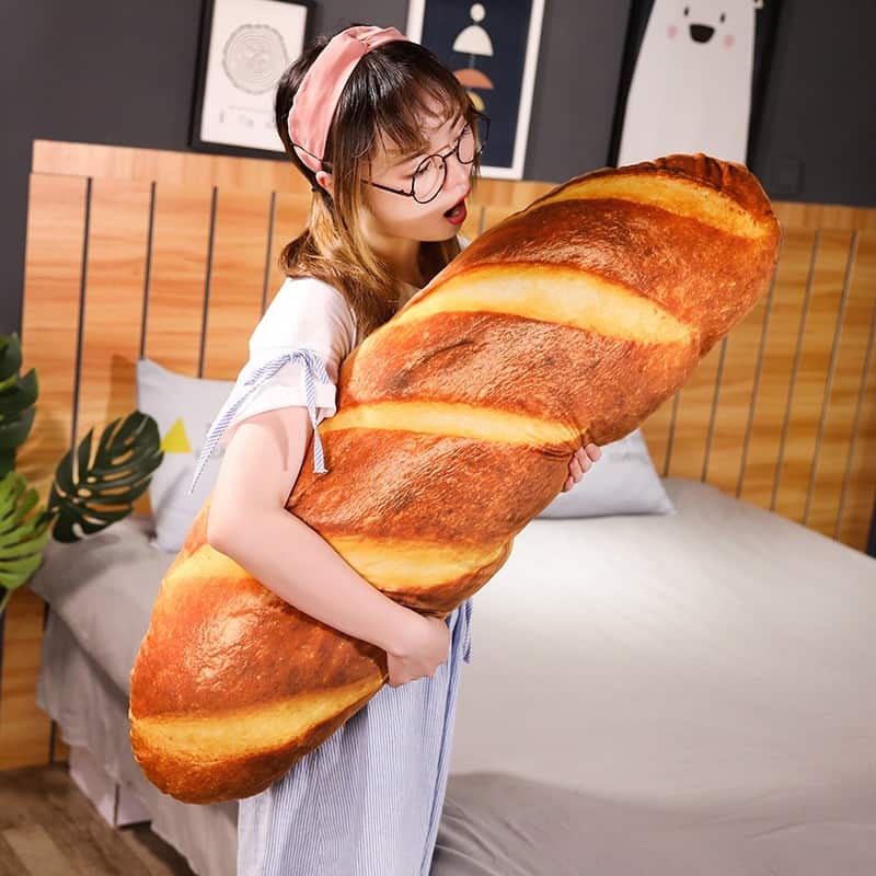 Cute Bread Plush Pillow