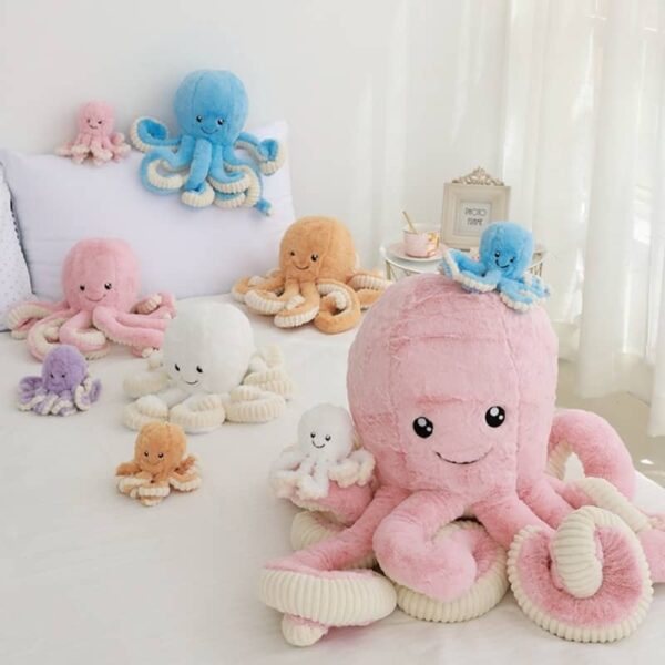 Cute Octopus Plush Toy – kawaii aesthetic gift for adults