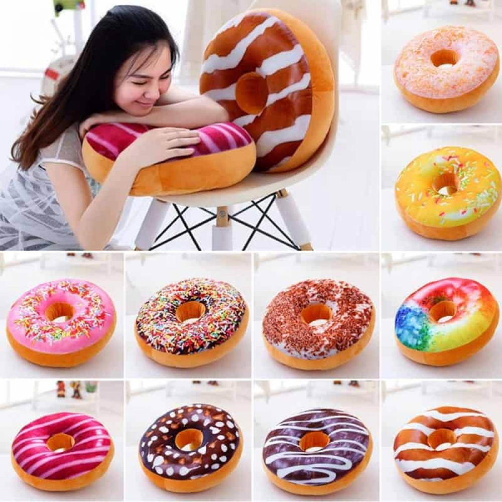 Donut Plush Pillow