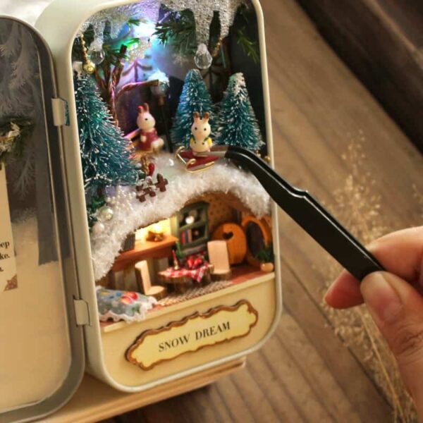 Box Theatre Miniature Dollhouse – soft kawaii plushie gift idea