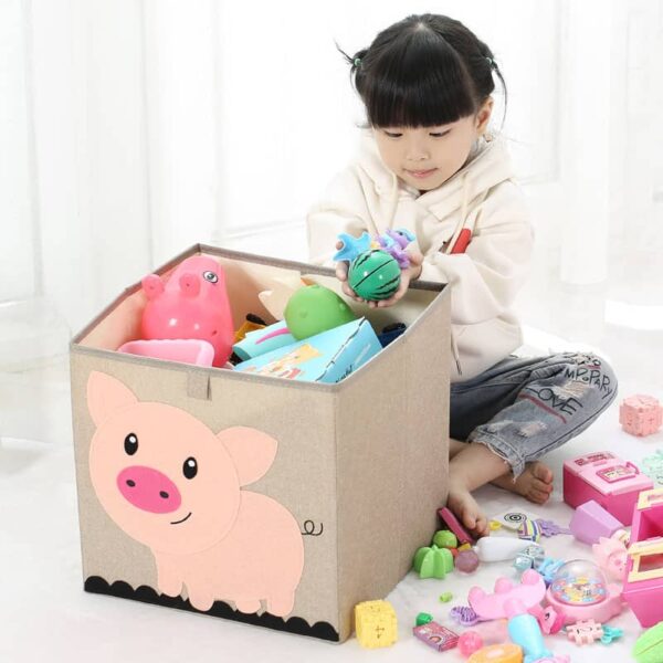 Cotton Linen Kids Toy Storage Box Cotton Linen Kids Toy Storage Box – best kawaii gift for birthday