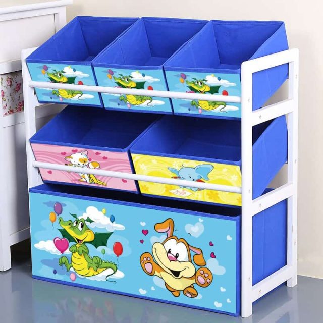 Wood Kids Toy Shelf My Heart Teddy