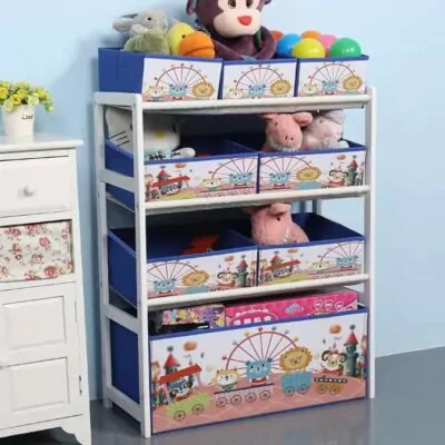 Wood Kids Toy Shelf