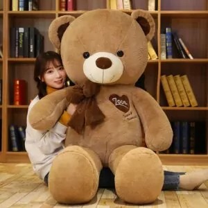large brown teddy bear 80cm