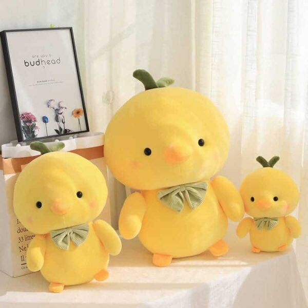 Cute Yellow Chicken Stuffed Animal – kawaii gift idea for her