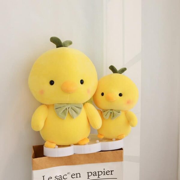 Cute Yellow Chicken Stuffed Animal – cute baby plushies - soft, safe, and perfect for infants gift for girlfriend