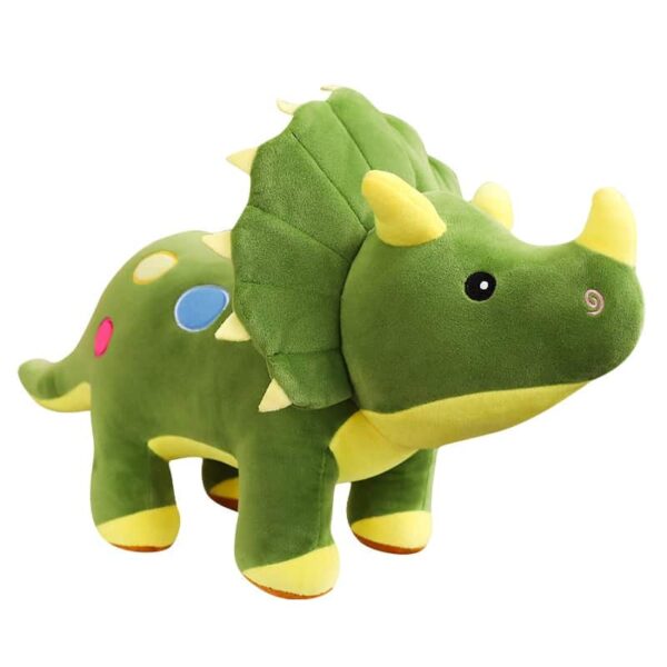 Giant Triceratops Dinosaur Plush – kawaii aesthetic gift for adults