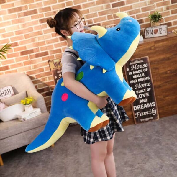 Giant Triceratops Dinosaur Plush – best kawaii gift for birthday