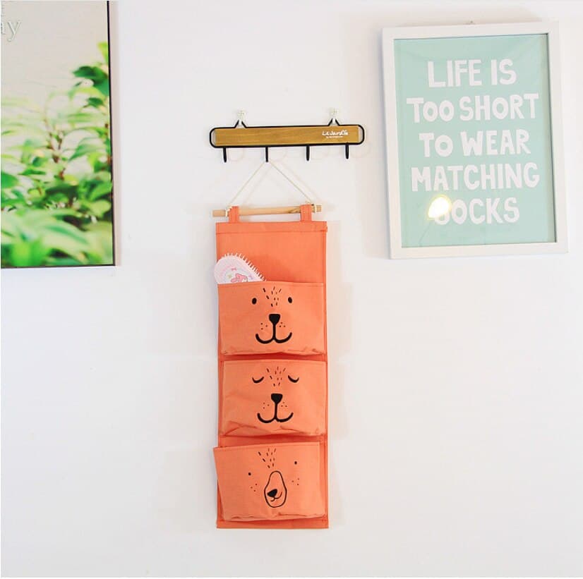 Wall Hanging Toy Storage My Heart Teddy