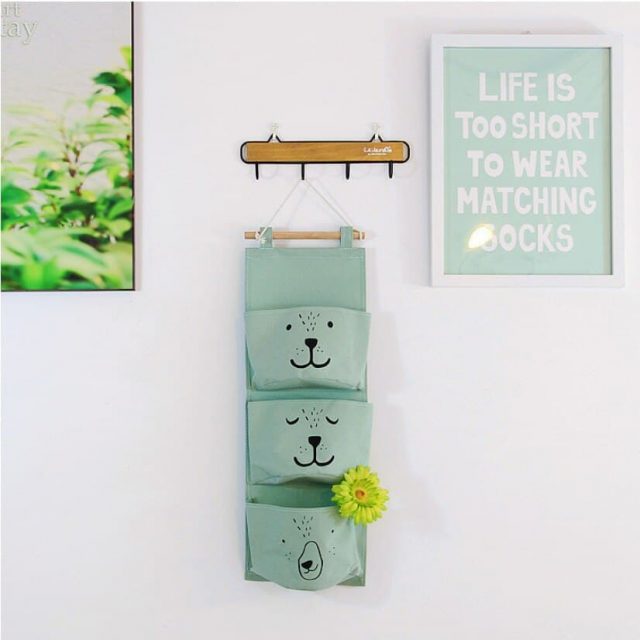 Wall Hanging Toy Storage My Heart Teddy