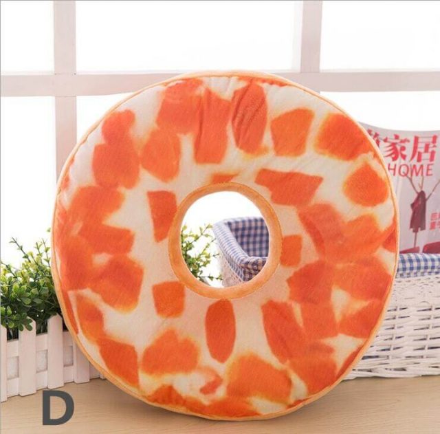 Donut Plush Pillow My Heart Teddy