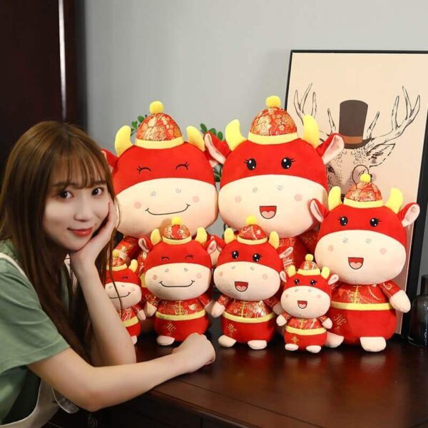 Cute Ox Plush Toy Cute Ox Plush Toy – kawaii aesthetic gift for adults