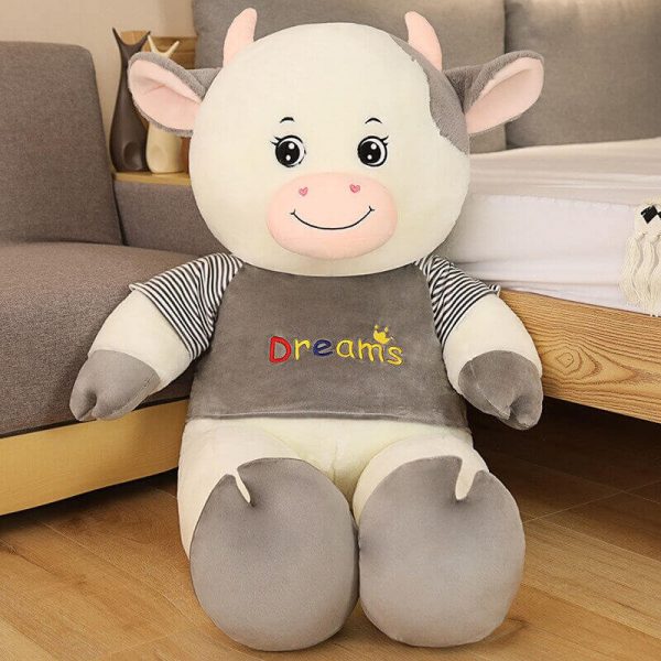Big Cow Plush - Kawaii Cow Plush Toy