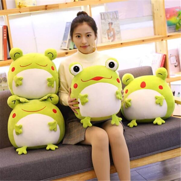 Big Frog Plush – soft kawaii plushie gift idea