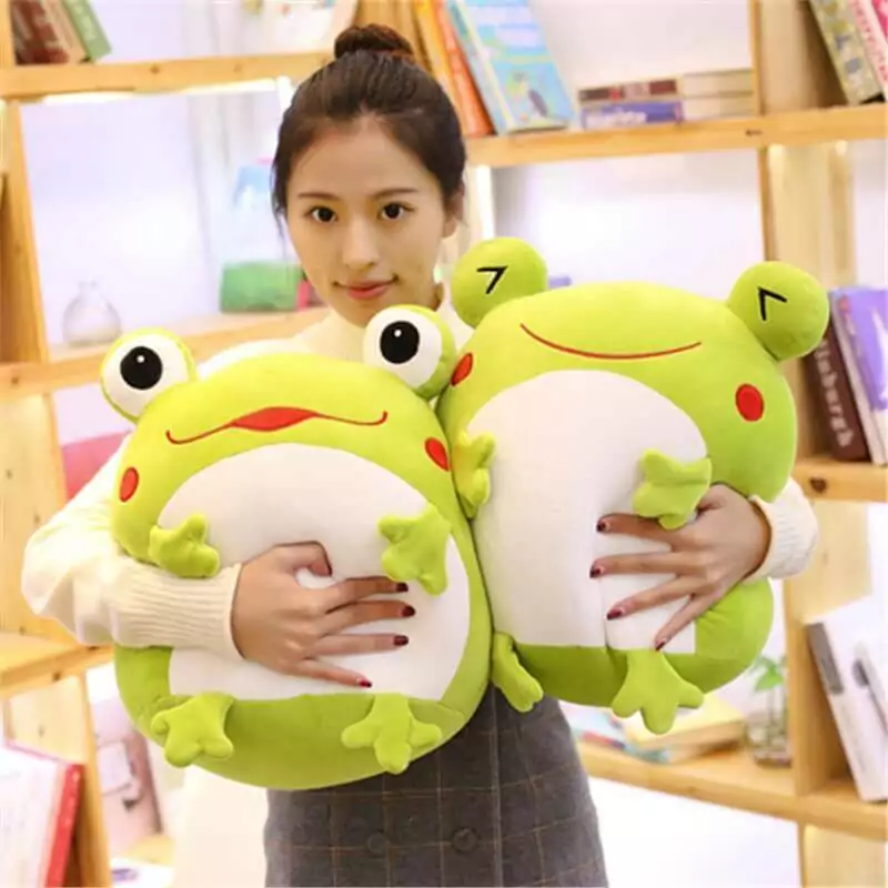 Funny Muscle Frog Plush Toy Stuffed Animal Kawaii Soft Strong Duck Frog  Doll Cute Plushies Christmas Gift Present for Child Kids