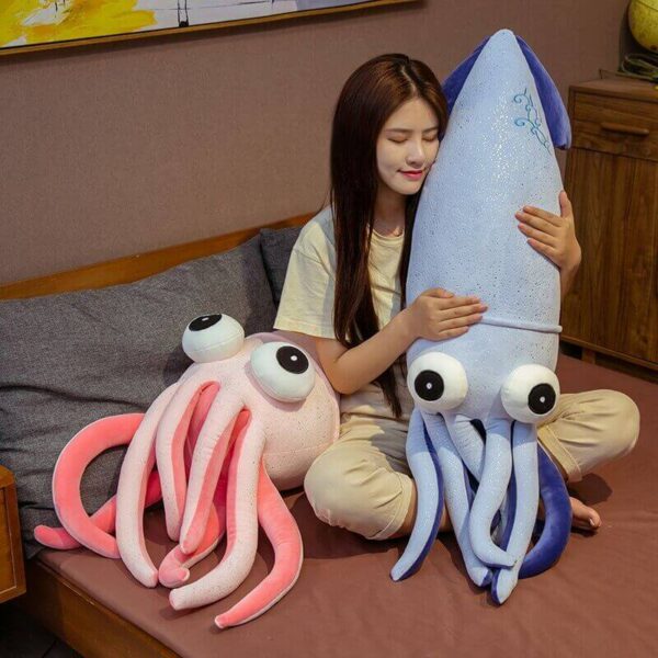 Big Squid Plush – kawaii aesthetic gift for adults