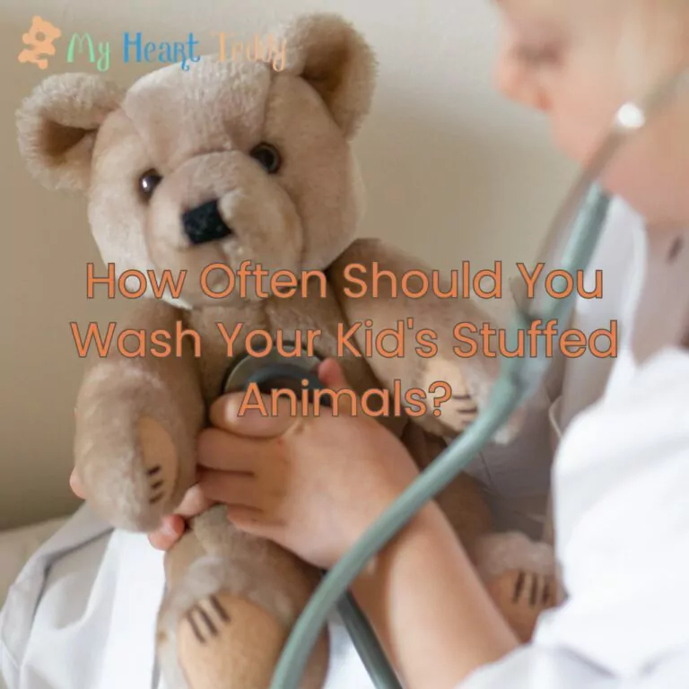 How often should you clean your kid's plush toys?