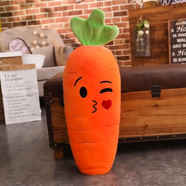Giant Carrot Plush Big Eyed Carrot Plush