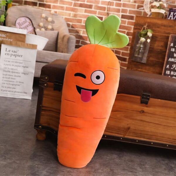 Giant Carrot Plush Big Eyed Carrot Plush