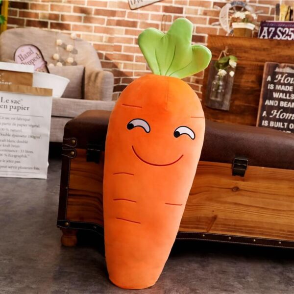Giant Carrot Plush Big Eyed Carrot Plush