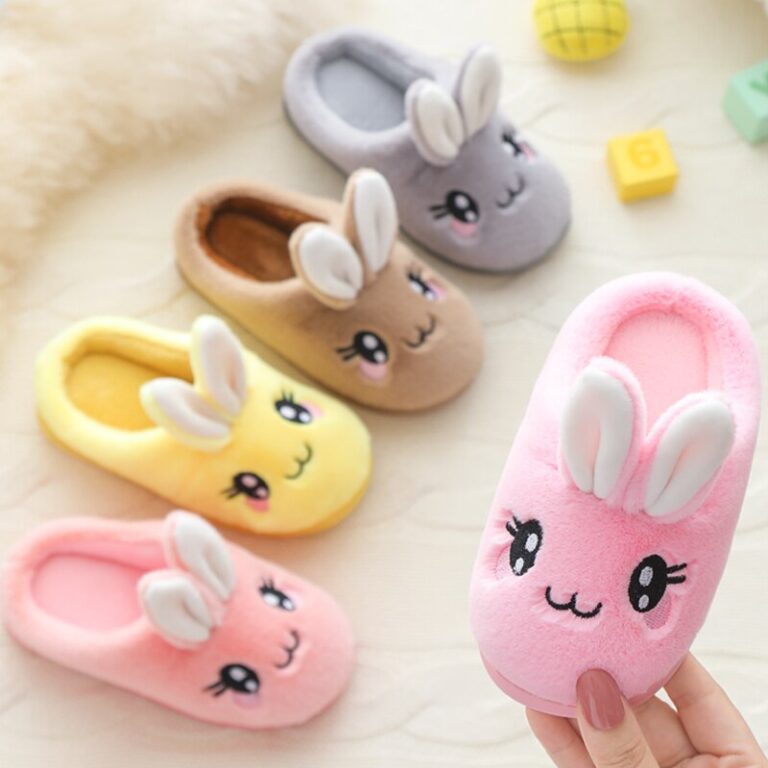 Cute Rabbit Plush Slippers – My Heart Teddy