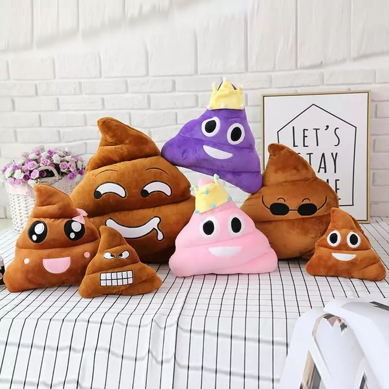 Multiple design of Poop Emoji Plush