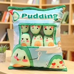 8Pcs Mini Pudding Plushies | 41 Styles - Avocado