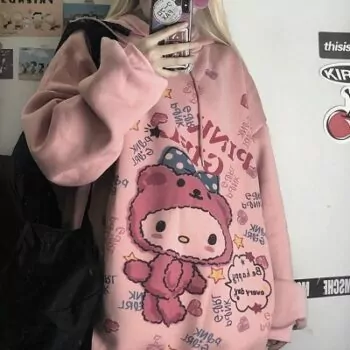 Kawaii Anime Winter Women Hoodie