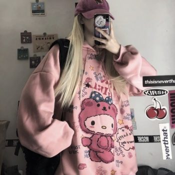 Kawaii Anime Winter Women Hoodie