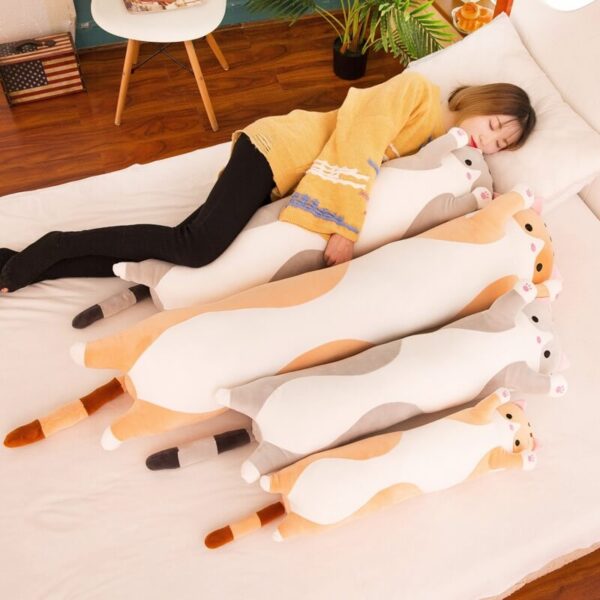 Kawaii Long Cat Plush Long Cartoon Cat Plush
