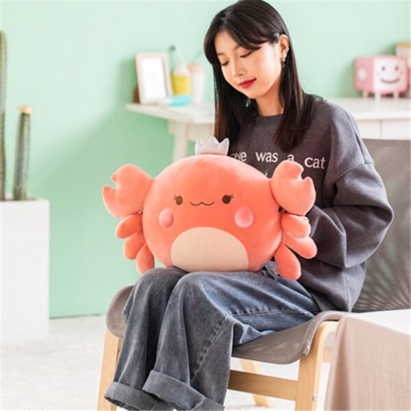 Giant Kawaii Crab Plush Pillow Giant Kawaii Crab Plush Pillow