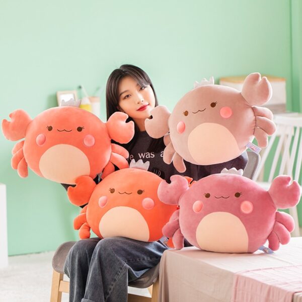 Giant Kawaii Crab Plush Pillow Giant Kawaii Crab Plush Pillow