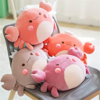 Giant Kawaii Crab Plush Pillow