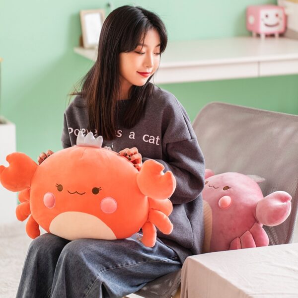 Giant Kawaii Crab Plush Pillow Giant Kawaii Crab Plush Pillow