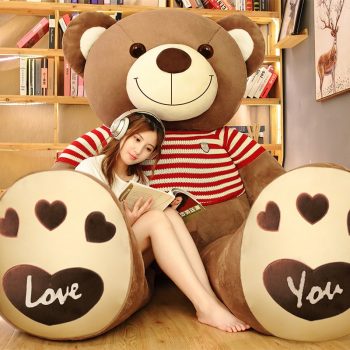 Giant Teddy Bear with Sweater
