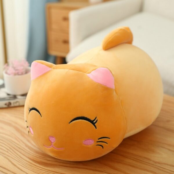 Kawaii Cat Plush kawaii Cat Plush Pillow - 35cm, orange-smile
